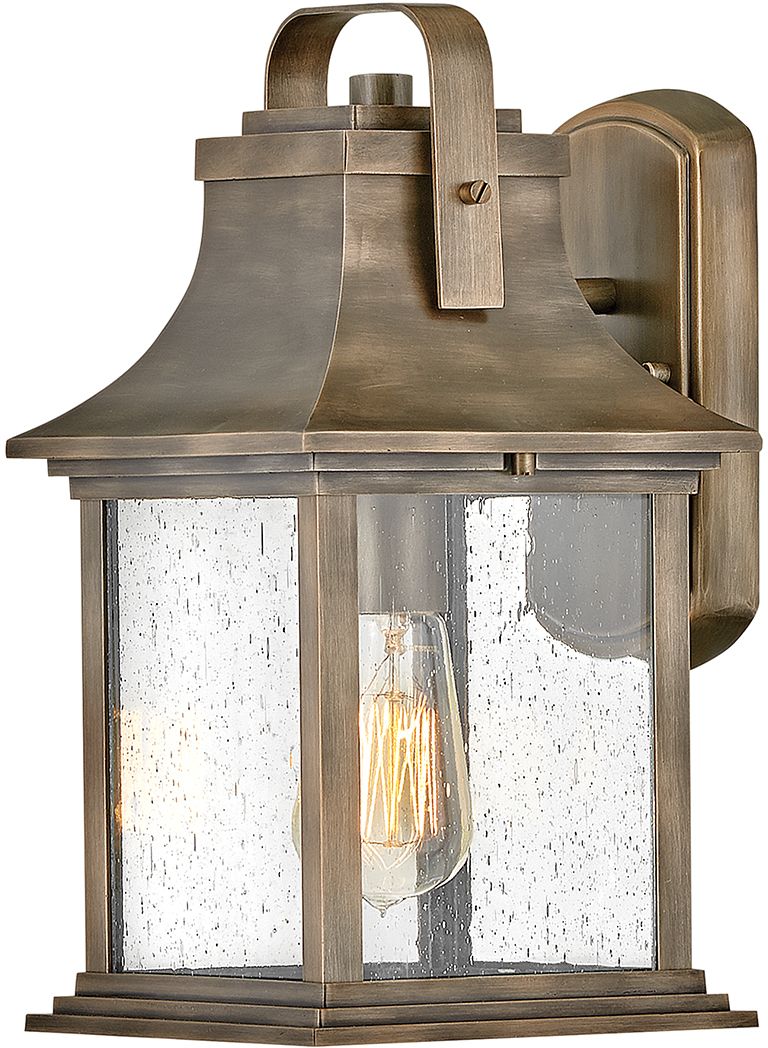 Quintiesse Grant lampada da parete per esterni 1x60 W marrone QN-GRANT-S-BU