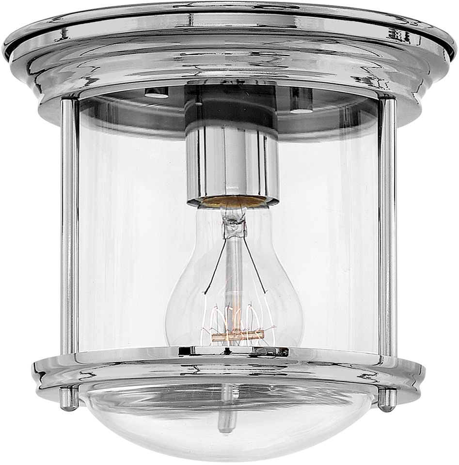 Quintiesse Hadrian lampada da soffitto 1x60 W cromo-trasparente QN-HADRIAN-MINI-F-CM-CLEAR