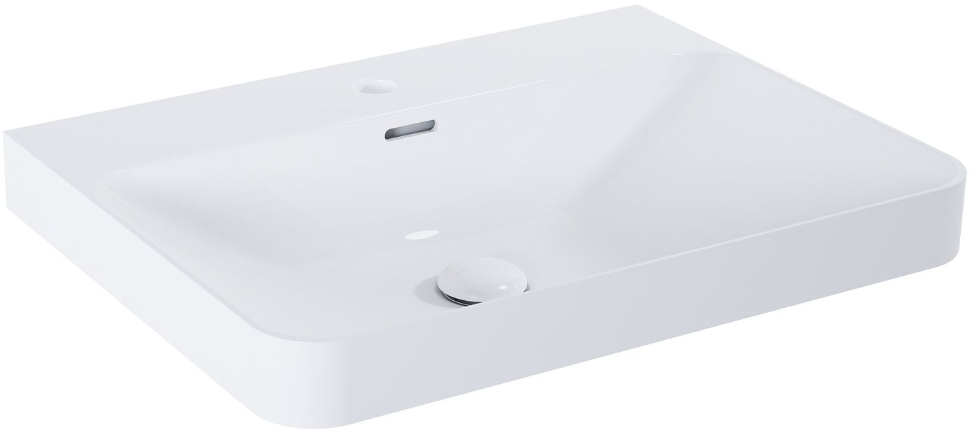 Elita Soft lavabo 61x46.1 cm rettangolare da mobile bianco RE040060118060