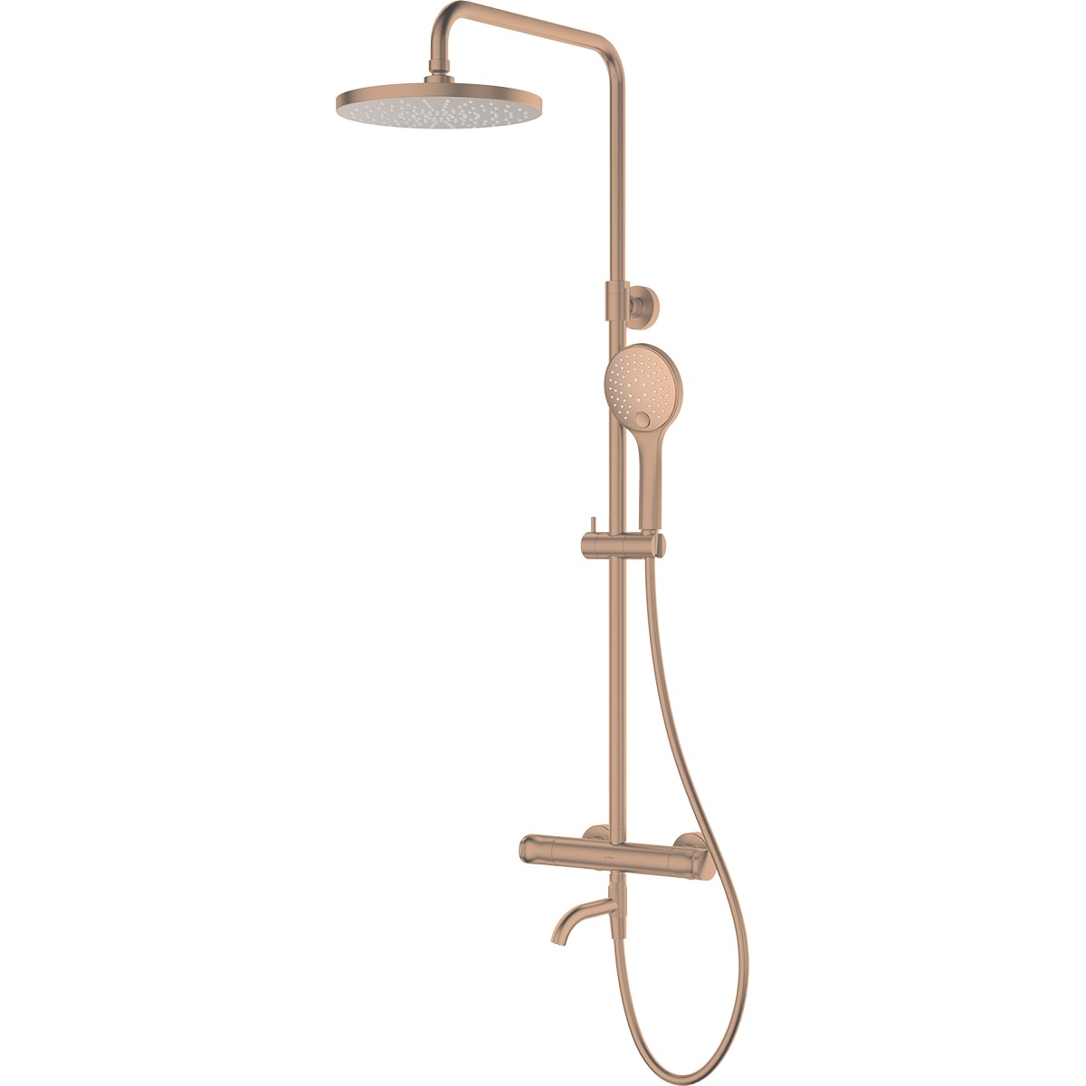 Set set doccia Oltens Vatten 36505610, bocca di erogazione per rubinetto Oltens Numa 39106610