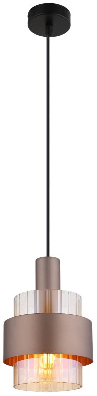 Globo Lighting Milley lampada sospesa 1x60 W ambra 15560HA