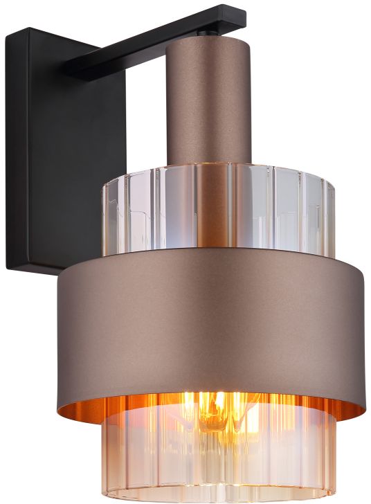 Globo Lighting Milley lampada da parete 1x60 W ambra 15560WA