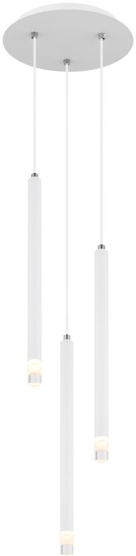 Globo Lighting Ryan lampada sospesa 3x4 W bianco 15629W-3