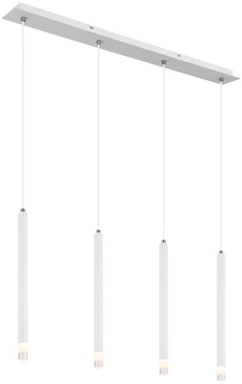 Globo Lighting Ryan lampada sospesa 4x4 W bianco 15629W-4