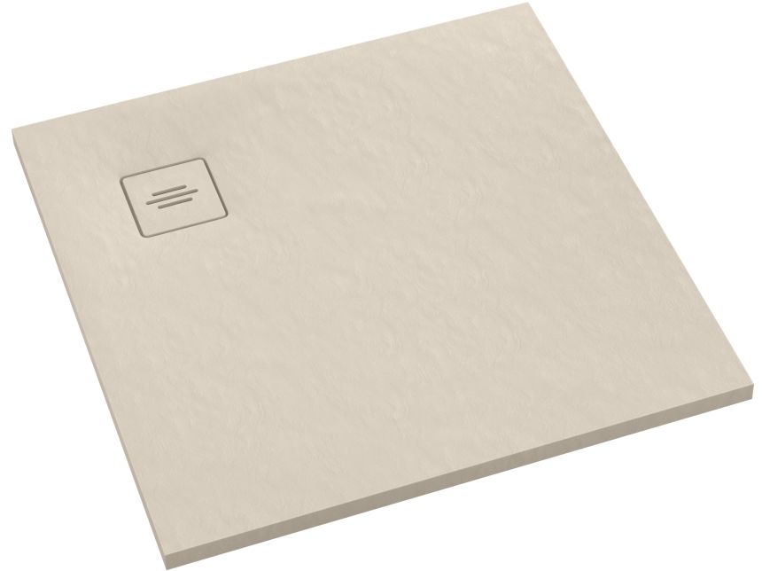 Schedline Protos Cashmere Stone piatto doccia quadrato 90x90 cm beige 3SP.P1K-9090/PK/ST-M1/PK/ST