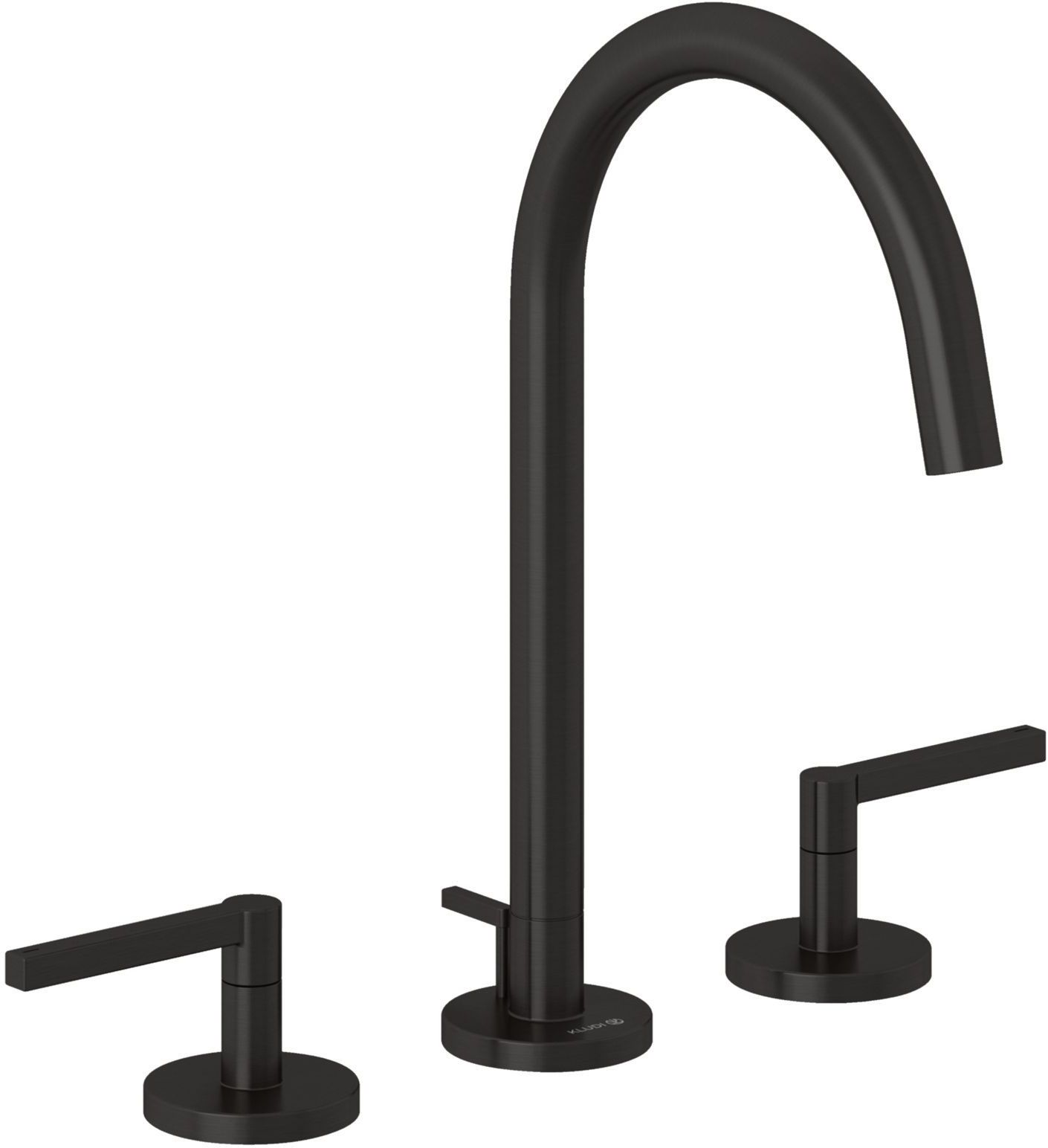 Kludi Nova Fonte Puristic rubinetto per lavabo verticale nero 20143N215