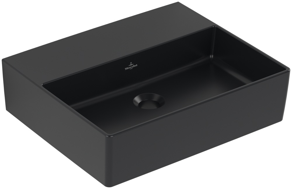 Villeroy & Boch Memento 2.0 lavabo 50x42 cm rettangolare a parete nero 4A2253R7