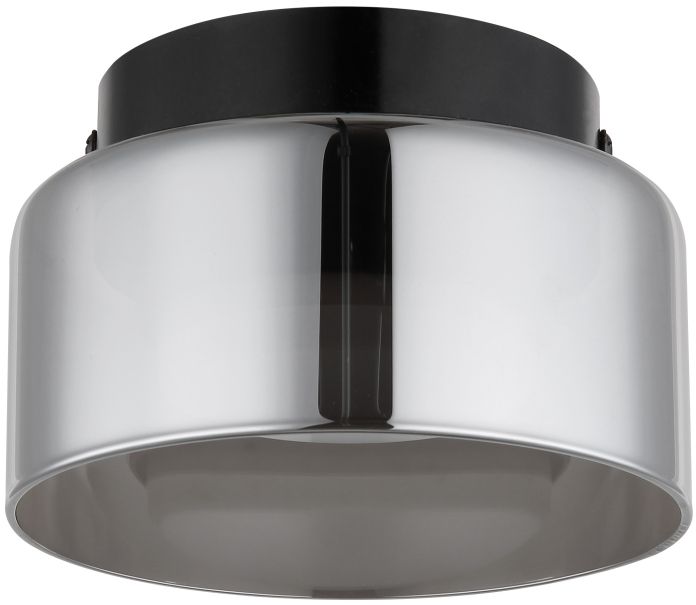 Globo Lighting Higgins lampada da soffitto 1x6 W nero-fumé 16055DS
