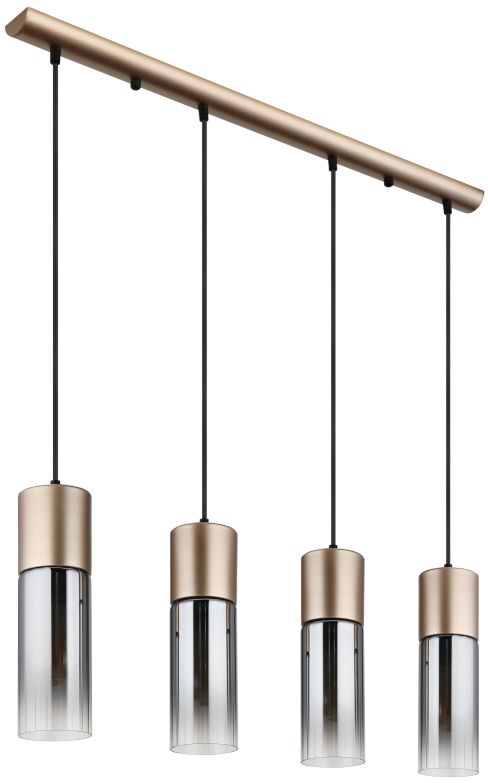 Globo Lighting Annika lampada sospesa 4x25 W fumé-oro 21000-4HCA
