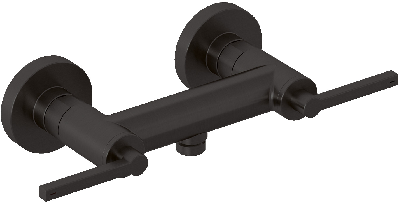 Kludi Nova Fonte Puristic rubinetto per doccia a parete nero 20710N215