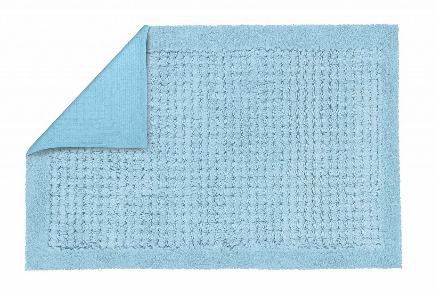 Kleine Wolke Net tappetino da bagno 90x60 cm rettangolare blu 9171649519