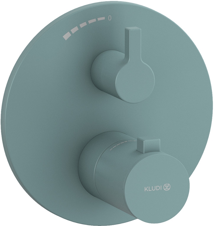 Kludi Nova Fonte Puristic rubinetto per doccia da incasso con termostato || 20885O315
