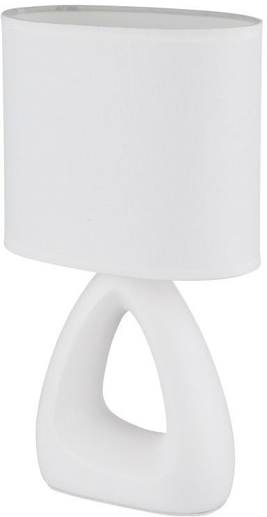 Globo Lighting Triangle lampada da tavolo 1x40 W bianco 21731W