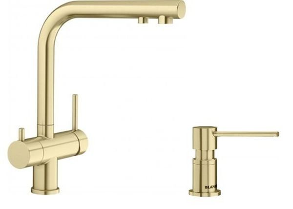 Set rubinetto da cucina Blanco Fontas II 526692, dispenser di liquidi Blanco Lato 526699