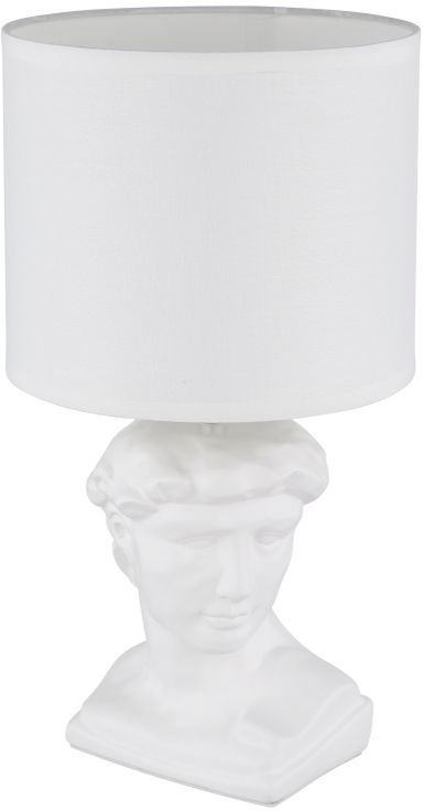 Globo Lighting Hermes lampada da tavolo 1x40 W bianco 21732W