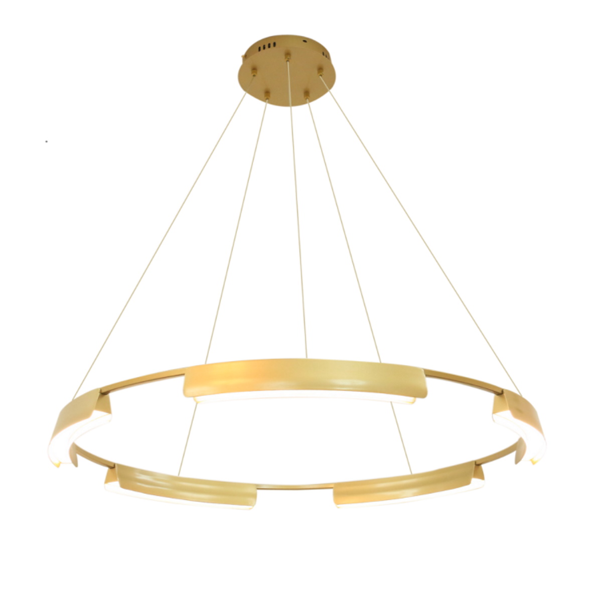Light Prestige Tura lampada sospesa 1x36 W oro LP-9786/1P 80cm GD