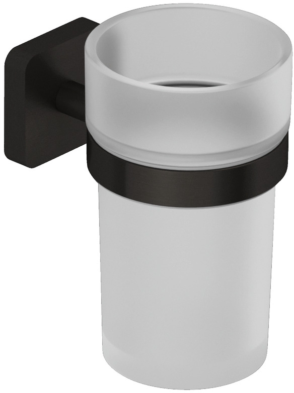 Kludi Vela S portaspazzolini nero 25975N2