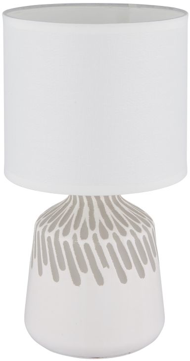 Globo Lighting Rela lampada da tavolo 1x40 W bianco 21733W
