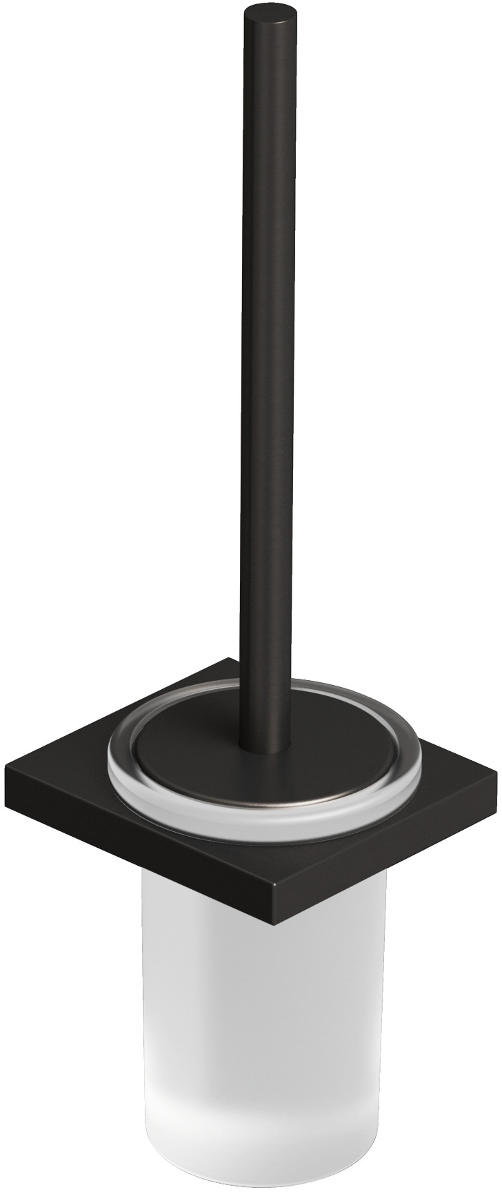 Kludi Vela C scopino wc con manico avvitato nero 31974N2