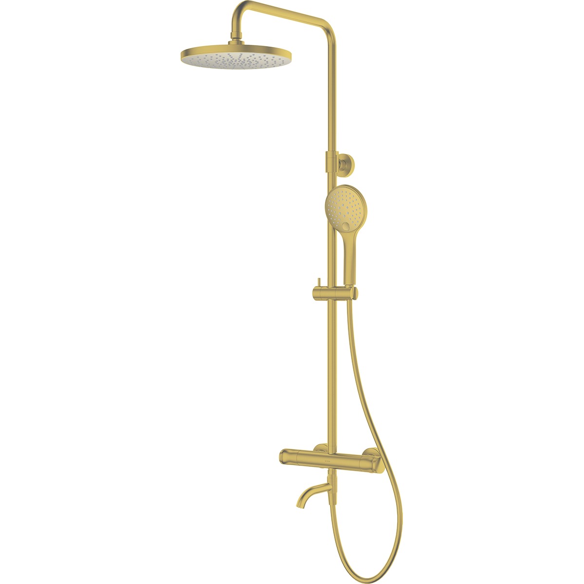 Set set doccia Oltens Vatten 36505810, bocca di erogazione per rubinetto Oltens Numa 39106810