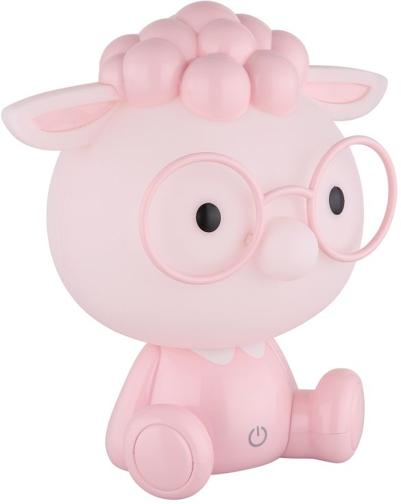 Globo Lighting Sheepy lampada da notte per bambini 1x1 W rosa 21760P