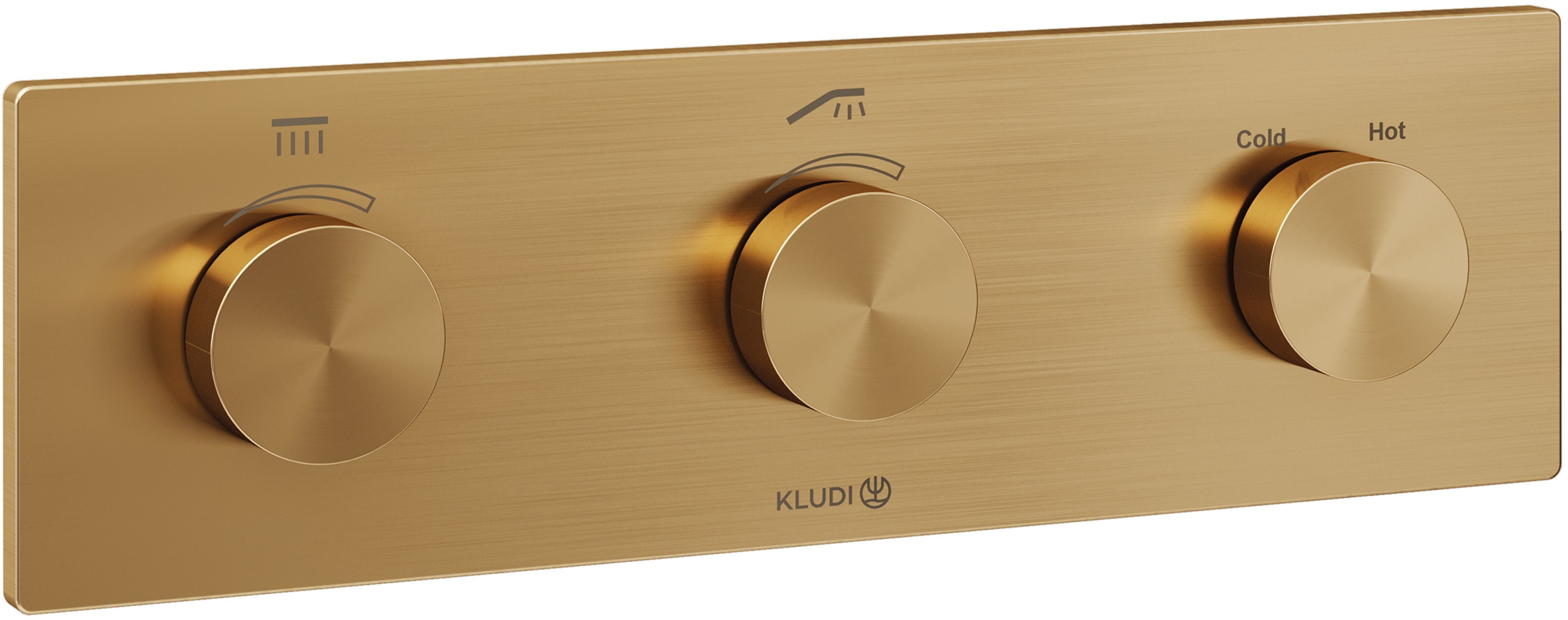 Kludi Pushtronic rubinetto per vasca e doccia da incasso con termostato || 38300N1-00