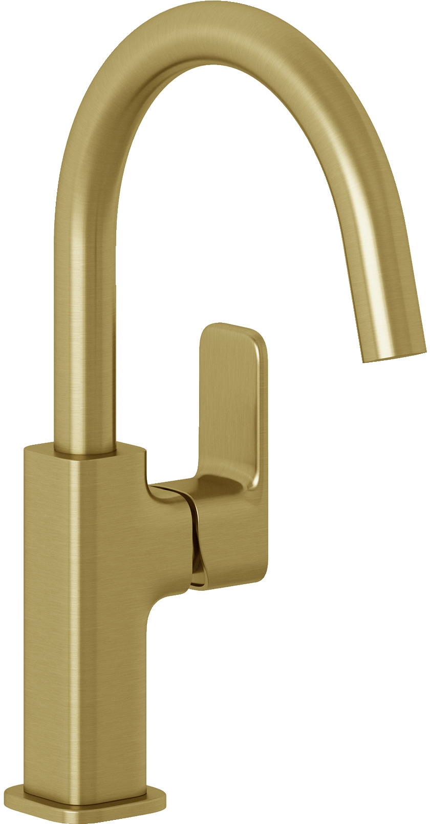 Kludi Renon rubinetto per lavabo verticale oro 42028N075