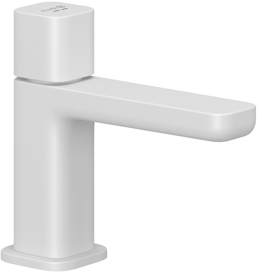 Kludi Renon rubinetto d'arresto per lavabo verticale bianco 421185375
