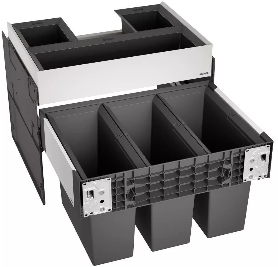 Blanco Select II pattumiera differenziata 45 l nero 526209