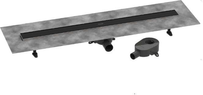 Hansgrohe Raindrain canalina lineare 120 cm nero 56276670