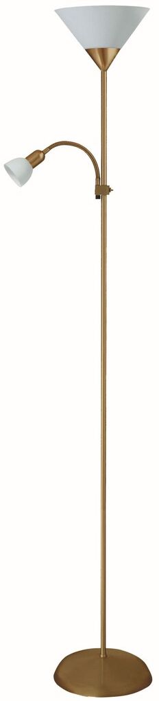 Rabalux Action lampada da terra 2x100 W bianco-marrone 4065