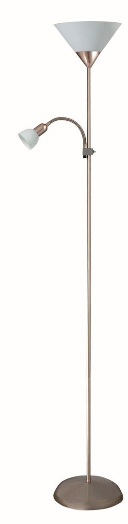 Rabalux Action lampada da terra 2x100 W bianco-cromo 4064