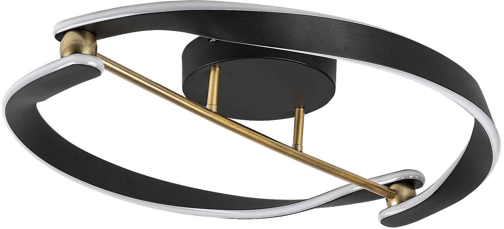 Rabalux Adalind lampada da soffitto 1x40 W nero-oro 71149