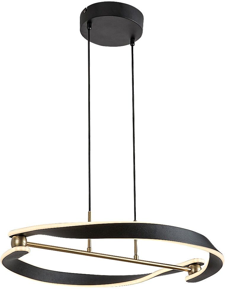 Rabalux Adalind lampada sospesa 1x40 W nero-oro 72149