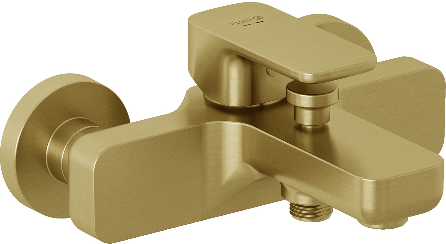 Kludi Renon rubinetto per vasca e doccia a parete oro 42691N075