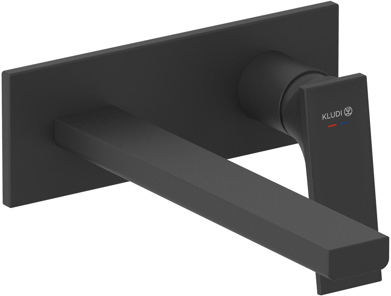 Kludi Decus rubinetto per lavabo da incasso nero 542453975