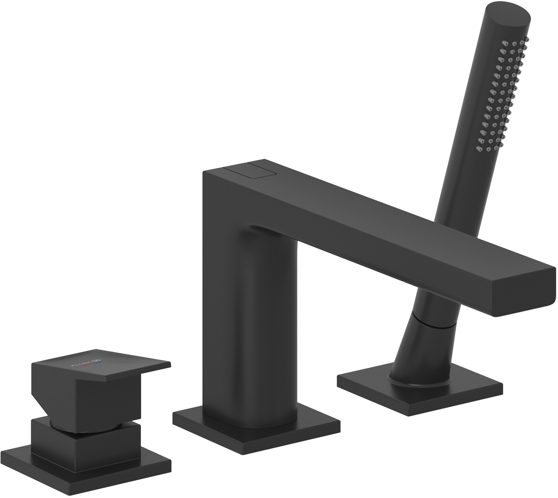 Kludi Decus rubinetto per vasca e doccia bordo vasca nero 544483975