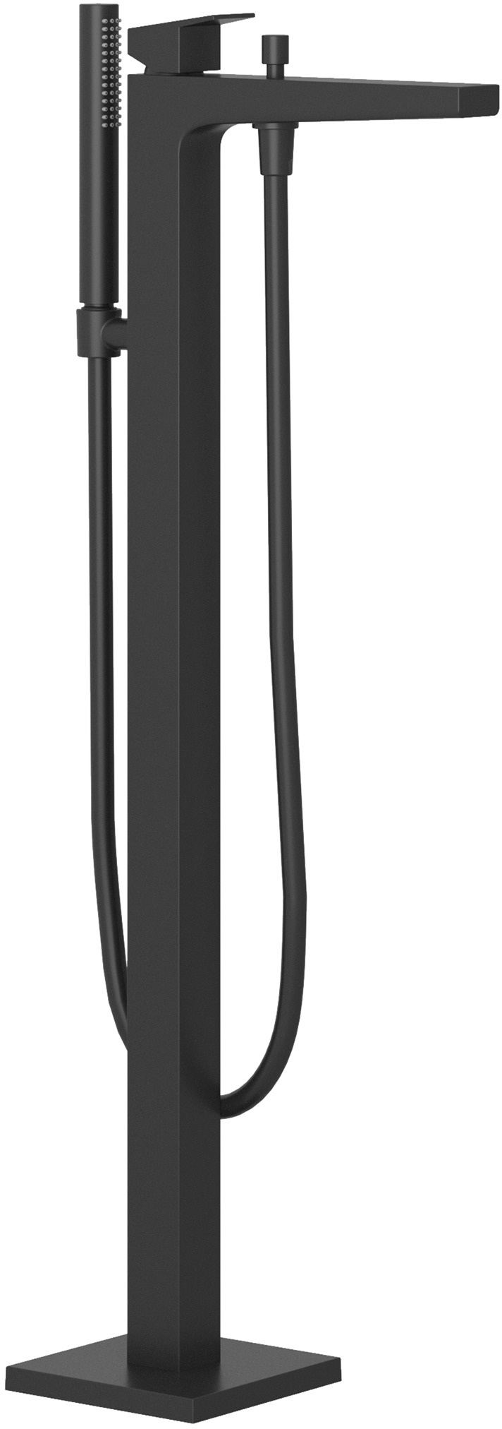 Kludi Decus rubinetto per vasca e doccia a terra nero 545903975