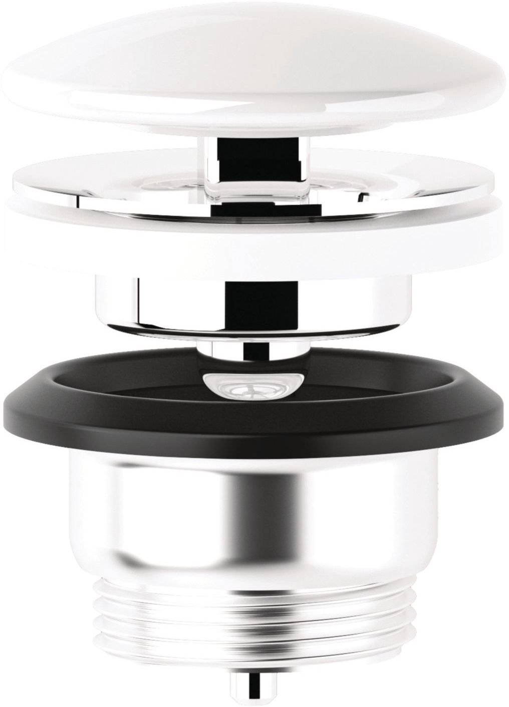 Kludi Rotexa tappo per lavabo bianco 1047143-00