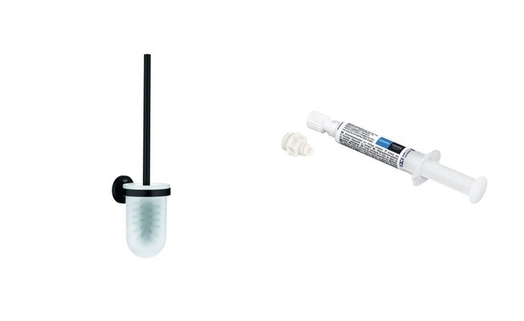 Set scopino WC Grohe Start 411852430, colla Grohe QuickGlue 41127000