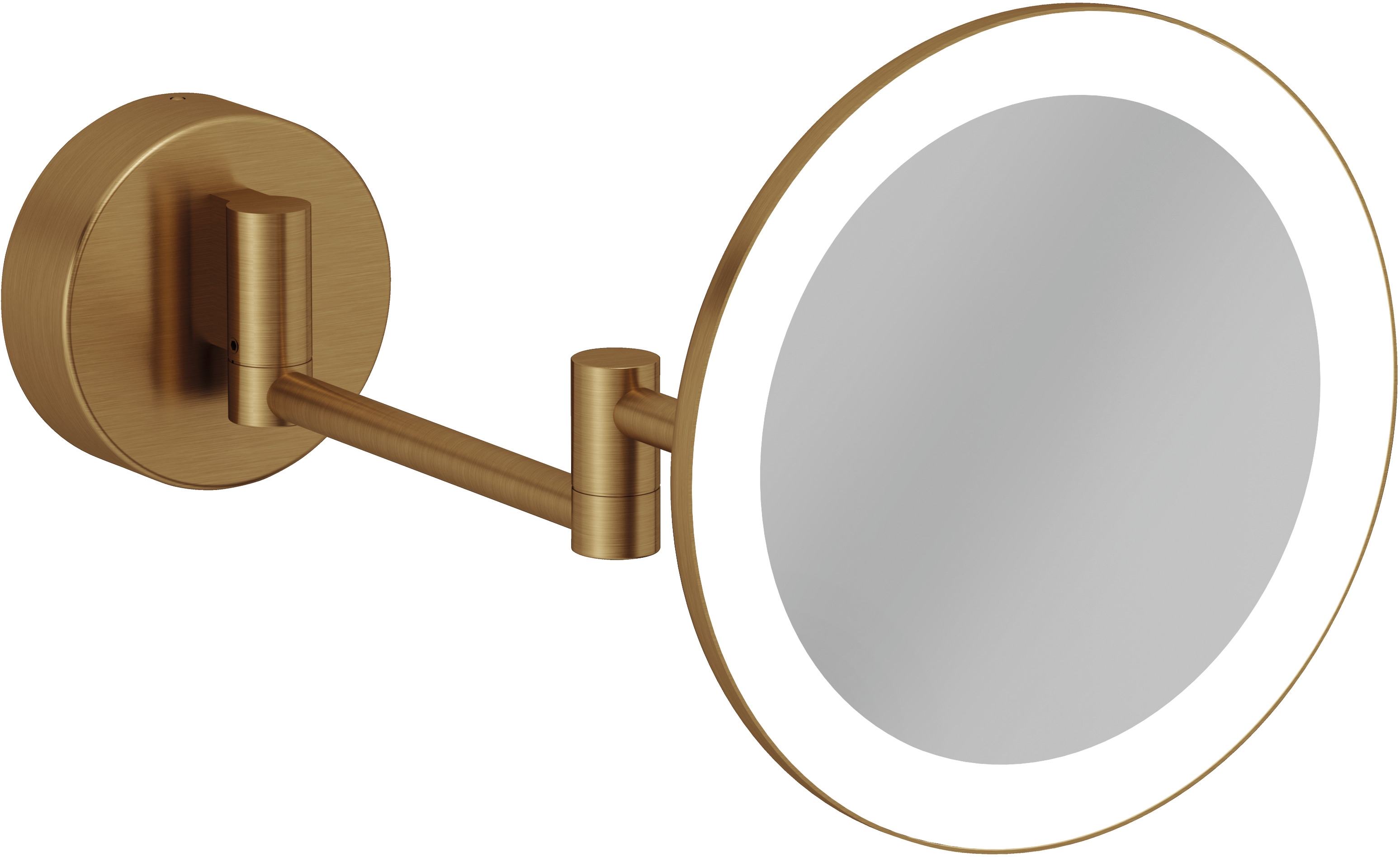 Kludi Vela R specchietto per trucco 20.2x20.2 cm rotonda con illuminazione 58995N1W