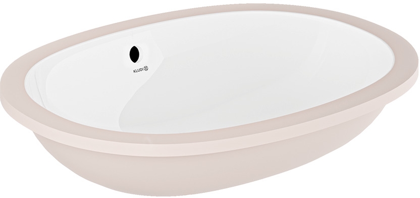Kludi Resa lavabo 50x36 cm ovale sottopiano bianco 59W0343