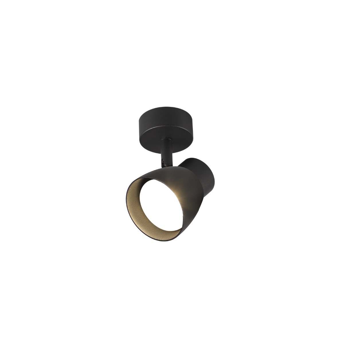 Light Prestige Dravo lampada da soffitto 1x8 W nero LP-9523/1WS BK