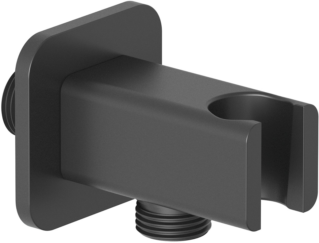 Kludi A-QA prese d'acqua con supporto doccetta nero 6556839-00