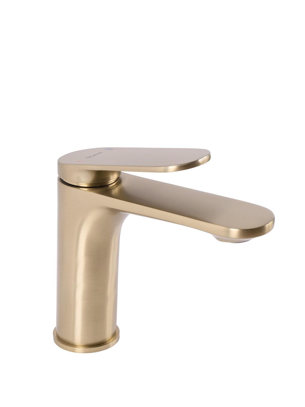 Rea Marco rubinetto per lavabo verticale oro REA-B4897