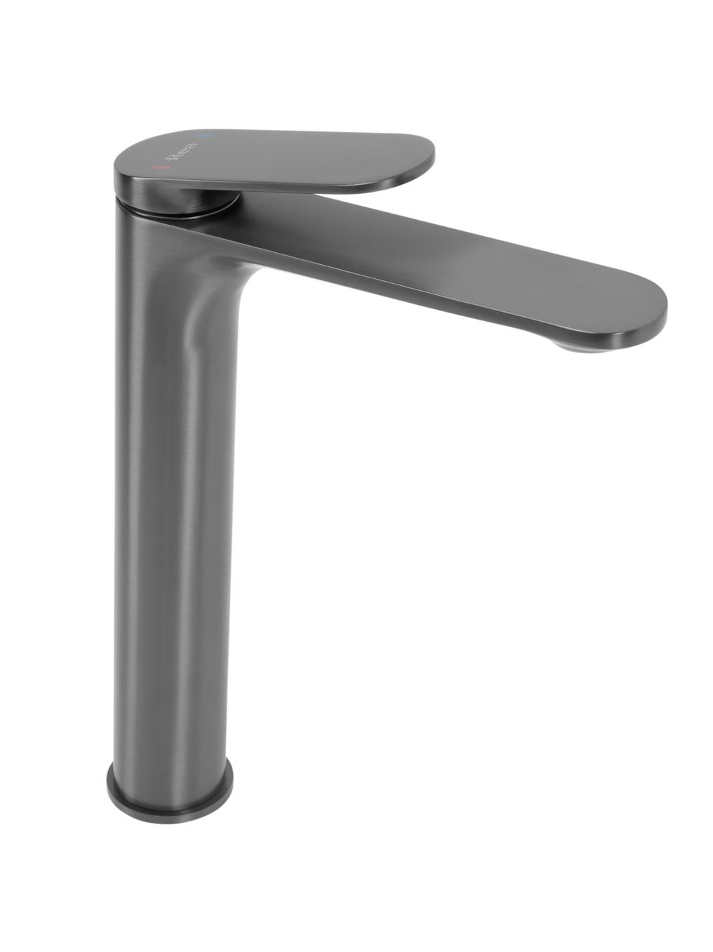 Rea Marco rubinetto per lavabo verticale grafite REA-B5062