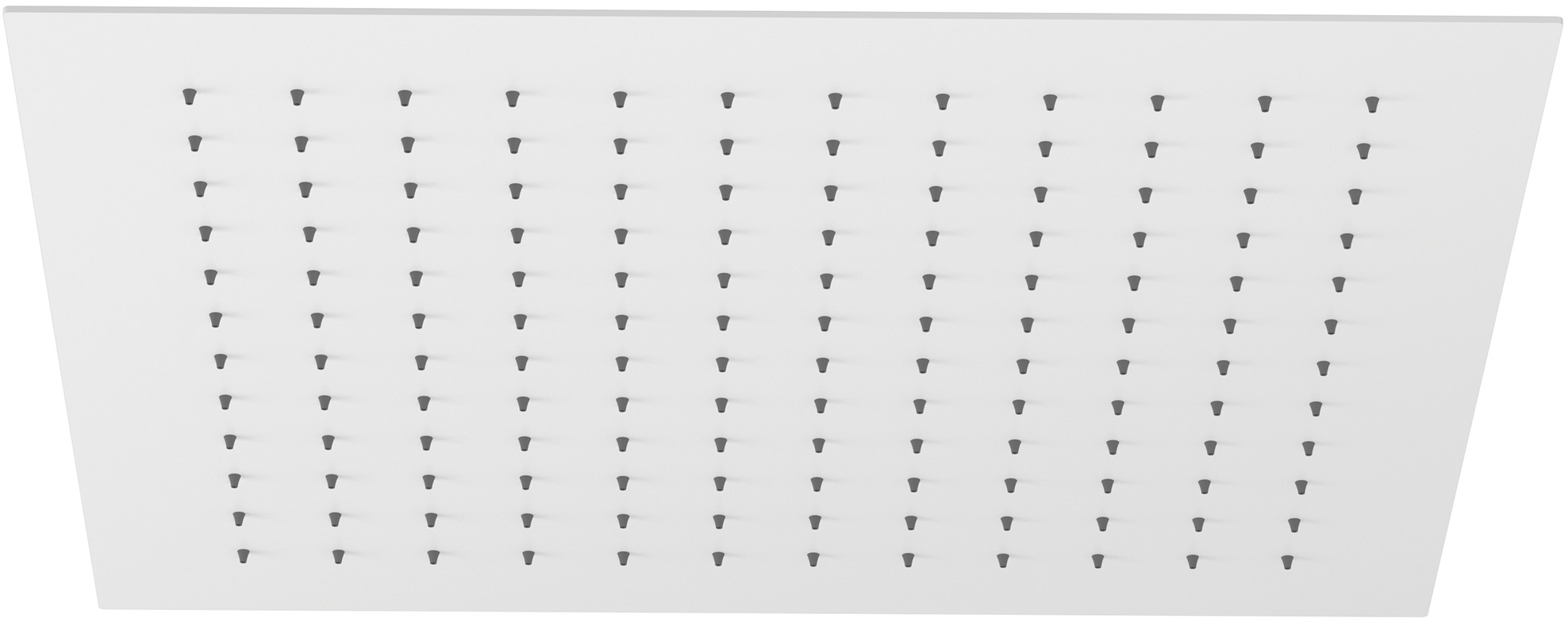 Kludi Asana soffione doccia 44x44 cm quadrata bianco 6941053-00