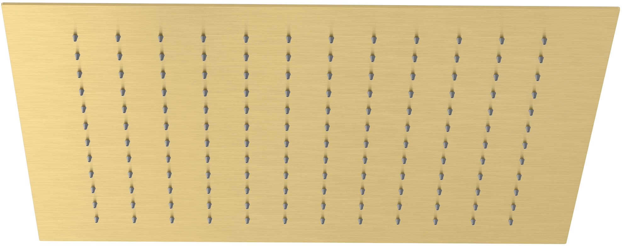 Kludi Asana soffione doccia 44x44 cm quadrata oro 69410N0-00