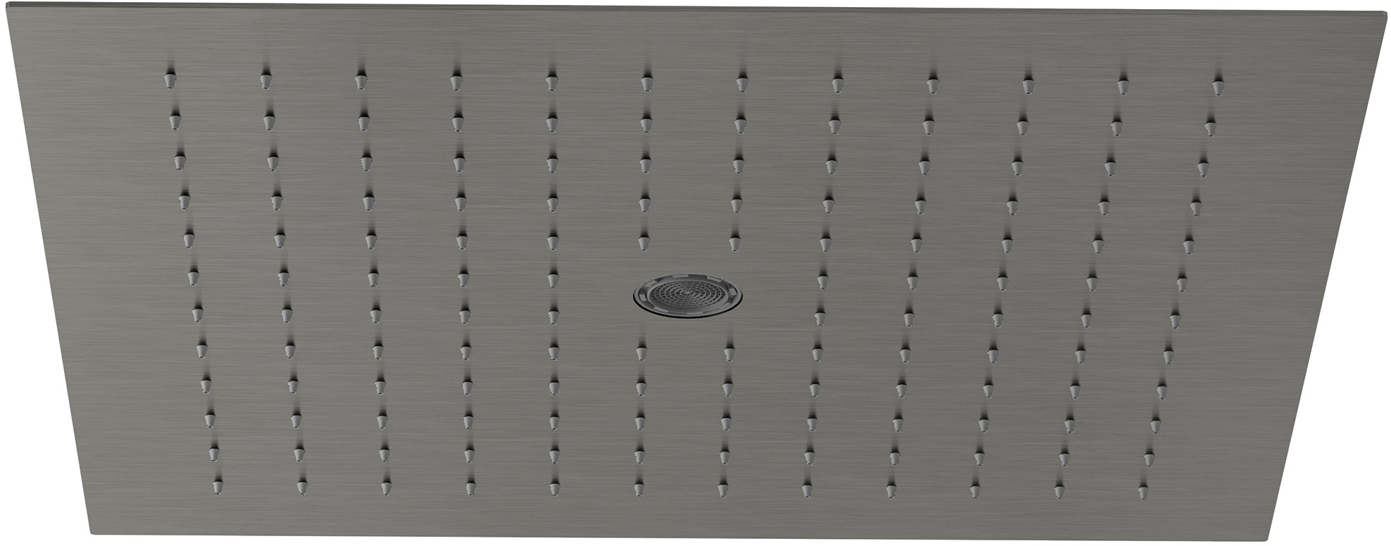 Kludi Asana soffione doccia 44x44 cm quadrata nero 69420N2-00