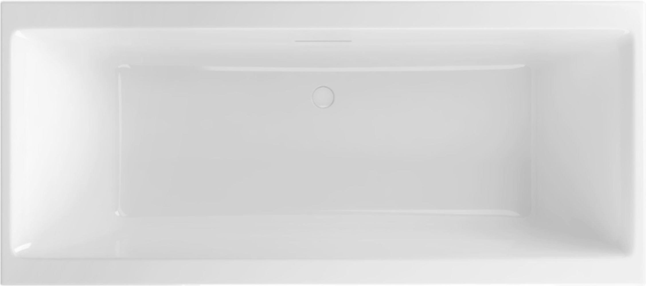 Excellent Pryzmat 2.0 vasca da bagno rettangolare slim 160x75 cm bianco WAEX.PRY2.16WHS